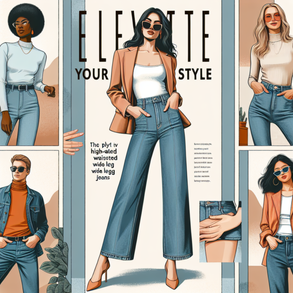 High Waisted Wide Leg Jeans