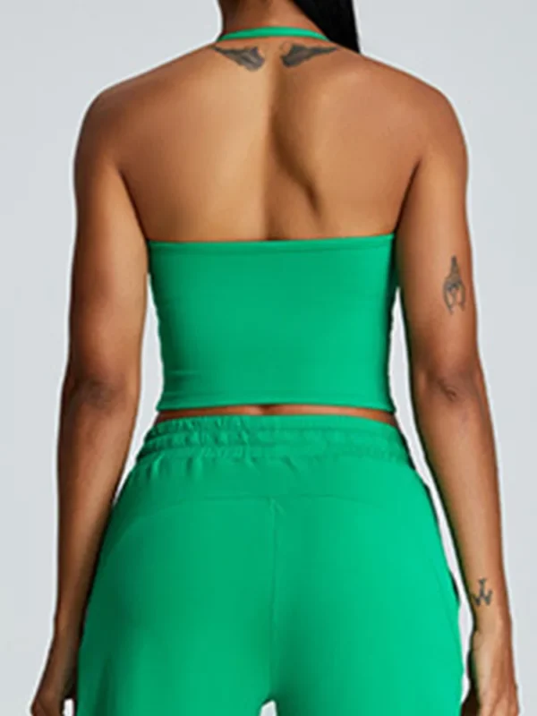 High Support Halter Sports Bra for Active Women - Stylish & Versatile