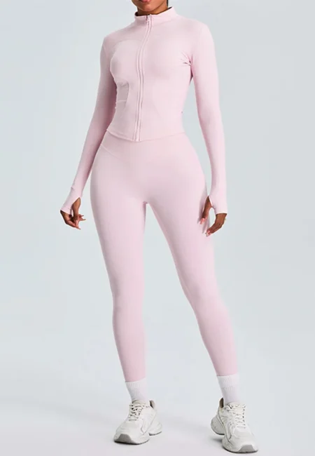 Luxurious High-Waist Yoga Set - Breathable Activewear Women