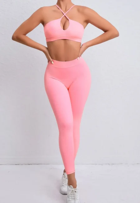 Luxurious 2-Piece Yoga Set for Women - Seamless Comfort & Style