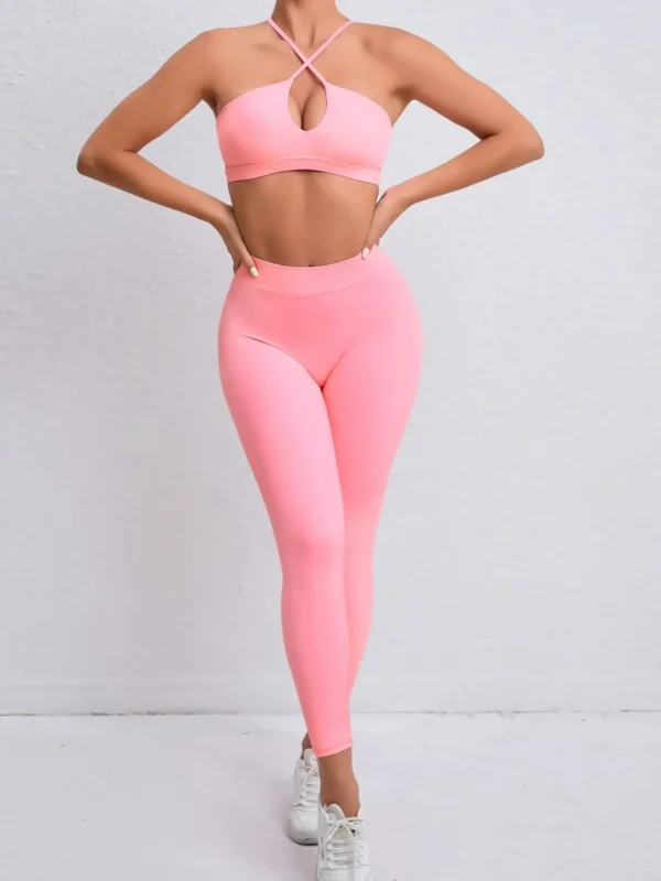 Luxurious 2-Piece Yoga Set for Women - Seamless Comfort & Style