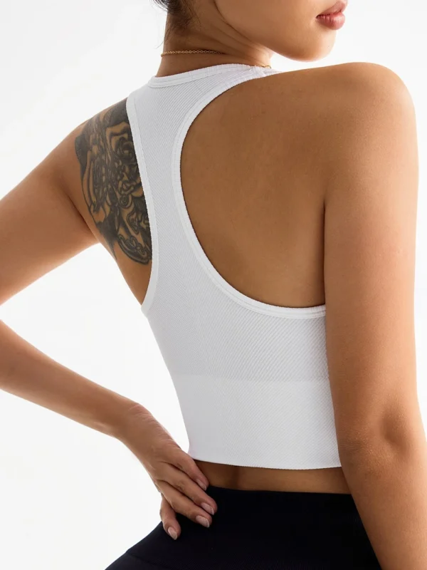 Seamless Women's Yoga Bra - Quick Dry Racerback Crop Top