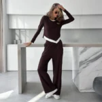 Chic Women's 2-Piece Pullover & Trouser Set for Effortless Style - Image 5