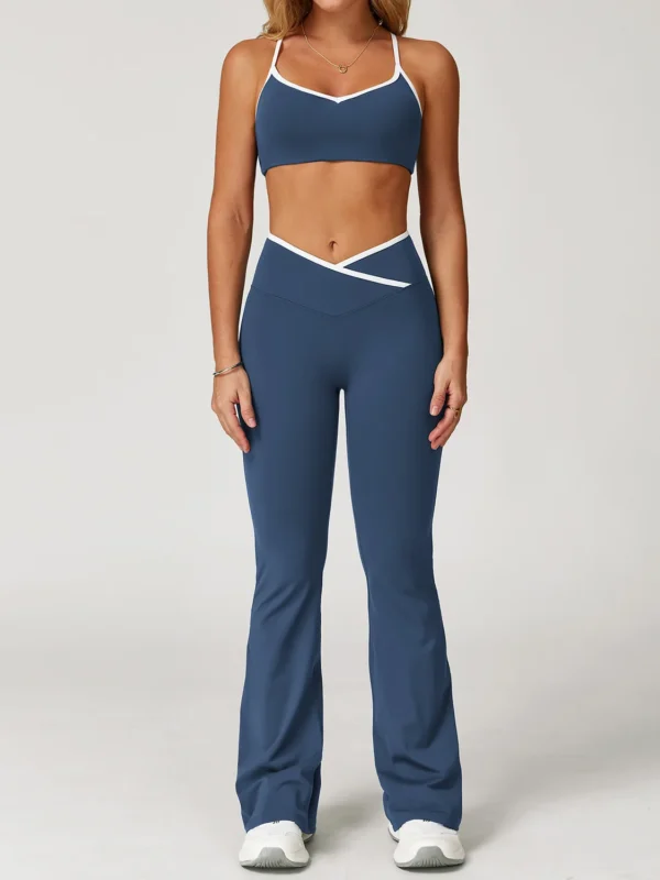 Luxurious 2-Piece Yoga Set for Chic Active Lifestyle