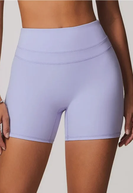 Mikeyoga Women's High-Waist Yoga Shorts for Active Elegance