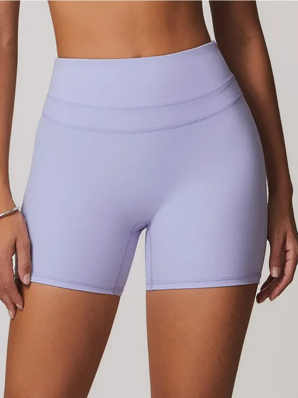 Mikeyoga Women's High-Waist Yoga Shorts for Active Elegance