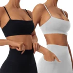 Sling Yoga Bra Set for Women - Stylish Shockproof Support