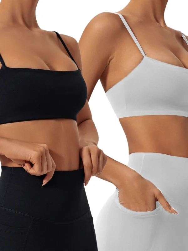 Sling Yoga Bra Set for Women - Stylish Shockproof Support