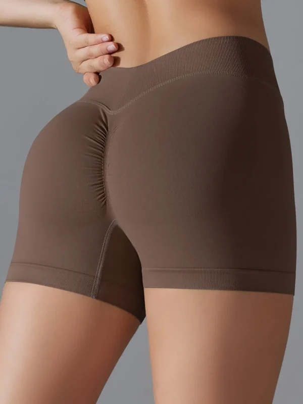 High-Waist Scrunch Bum Yoga Shorts for Effortless Style