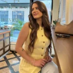 Chic Yellow Sleeveless Two-Piece Set for Effortless Elegance - Image 4