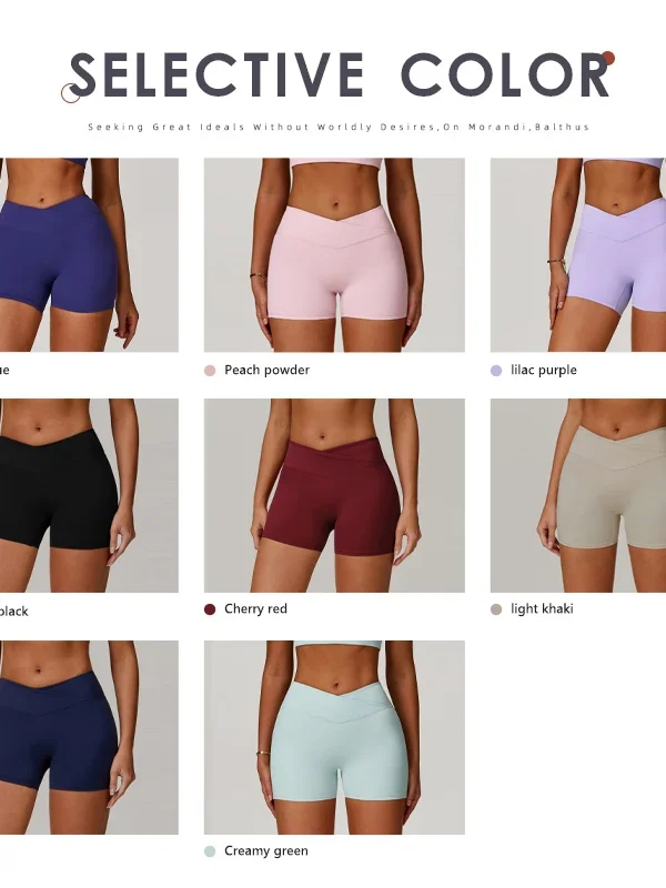 High-Waisted Moopsi Yoga Shorts for Breathable Summer Comfort