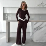 Chic Women's 2-Piece Pullover & Trouser Set for Effortless Style - Image 6
