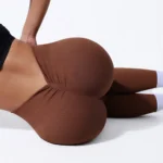 Seamless Ribbed Yoga Pants for Women - Scrunch Butt Leggings - Image 3