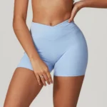 High Waist Yoga Shorts for Women | Stylish Fitness Tights - Image 6