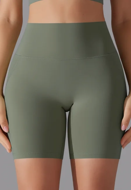 High-Waist Breathable Yoga Shorts for Women - Luxurious Fit