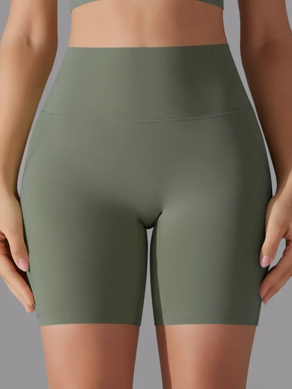 High-Waist Breathable Yoga Shorts for Women - Luxurious Fit