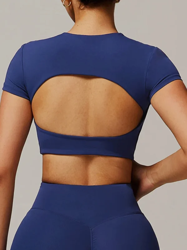 Elevate Your Workout: Women's Luxurious Yoga Crop Top