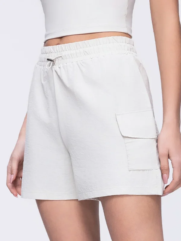 High-Waisted Women's Sports Shorts for Yoga & Fitness Activities