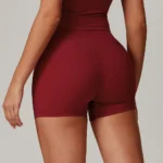 High-Waist Impact Yoga Shorts for Stylish Workout Performance - Image 2