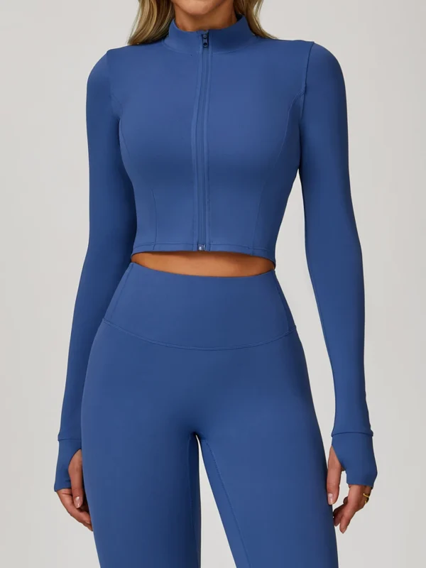 Chic Quick-Dry Women's Yoga Jacket for Active Lifestyle