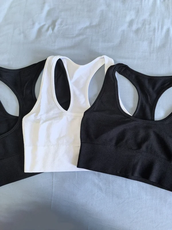 Seamless Women's Yoga Bra - Quick Dry Racerback Crop Top