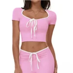 Seamless Women's Yoga Top - Breathable Activewear T-Shirt