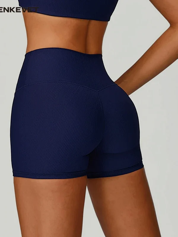 High-Waist Yoga Shorts for Women | Quick-Dry, Flattering Fit