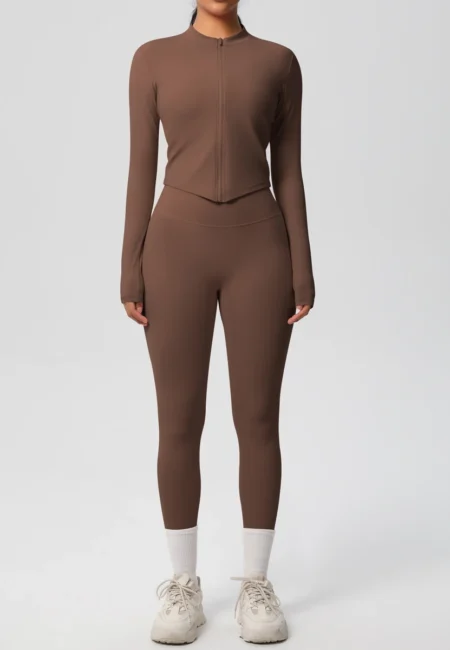 Luxurious 2-Piece Women's Yoga Suit for Active Elegance