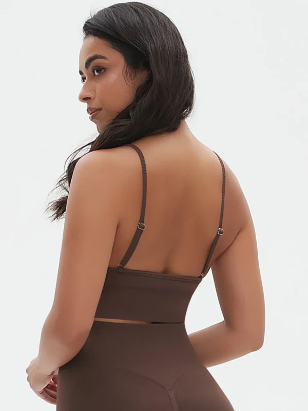 Chic Seamless Yoga Bra for Women - High Support & Comfort