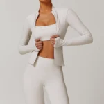 Elevate Your Workout with Stylish Long Sleeve Yoga Jacket