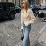 Chic Women's High Waist Cardigan for Autumn Layering - Image 3