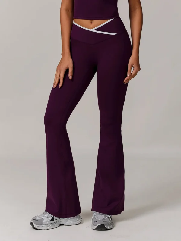 Chic Yoga Flare Leggings for Stylish Fitness & Comfort