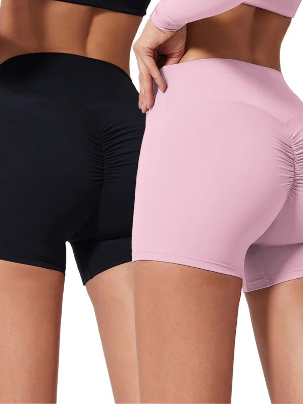 High Waist Quick-Dry Fitness Shorts for Women - Stylish & Soft