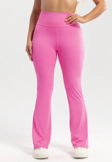 Premium Flared Yoga Pants High Waist Pockets Women Activewear