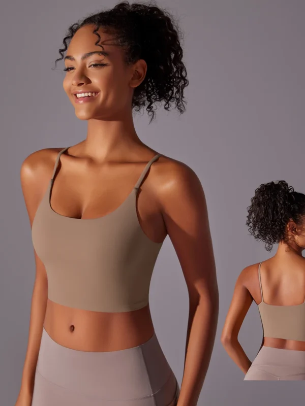 Naked Feel Suspenders Yoga Tank - Stylish Gym Essential