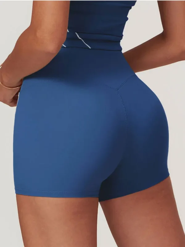 High-Waisted Yoga Shorts for Women | Stylish Fitness & Comfort