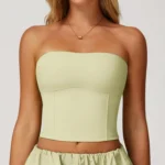 Luxury Backless Gym Vest for Stylish Female Athletes - Image 2