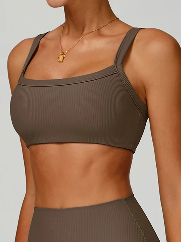 Luxurious Seamless Sports Bra for High-Intensity Workouts