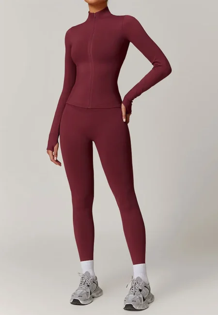 Elegant Seamless Yoga Set for Women - Breathable Activewear