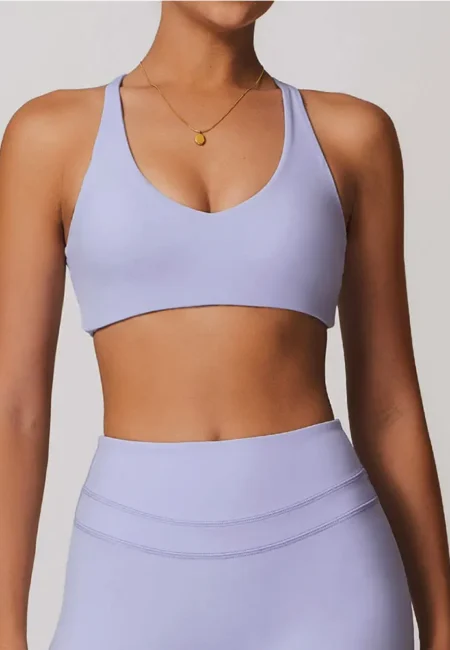 Mikeyoga Women's Push-Up Sports Bra for Ultimate Comfort