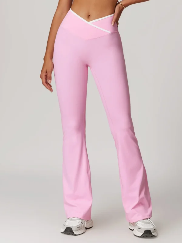 Chic Yoga Flare Leggings for Stylish Fitness & Comfort