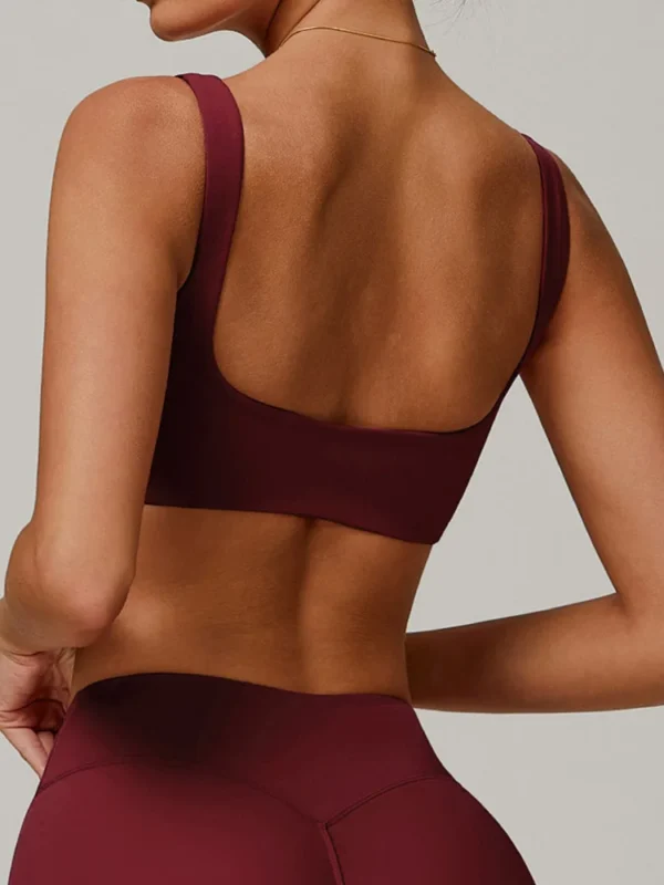 Luxury Women's Yoga Sports Bra - Moisture-Wicking Comfort