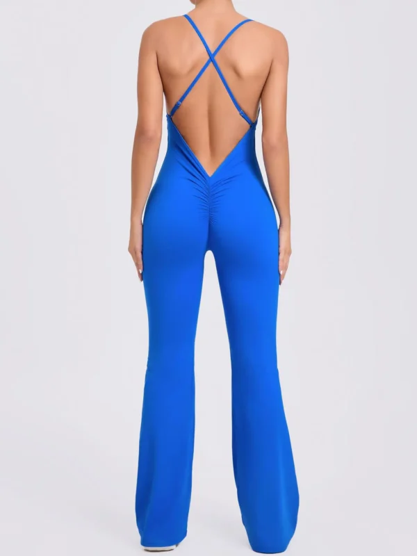 V Back Workout Jumpsuit for Women - Stylish & Functional Activewear