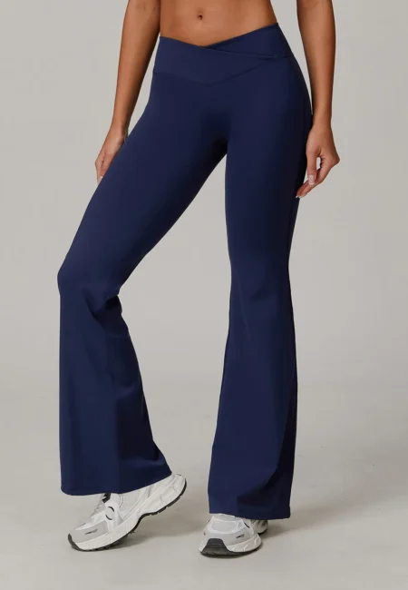 Flared High Waist Yoga Pants for Ultimate Fitness Comfort