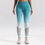 High-Waist Gradient Yoga Pants for Flattering Workout Style - Image 5