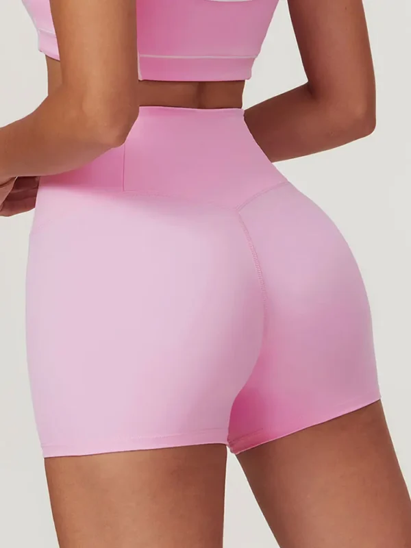 High-Waisted Yoga Shorts for Women | Stylish Fitness & Comfort