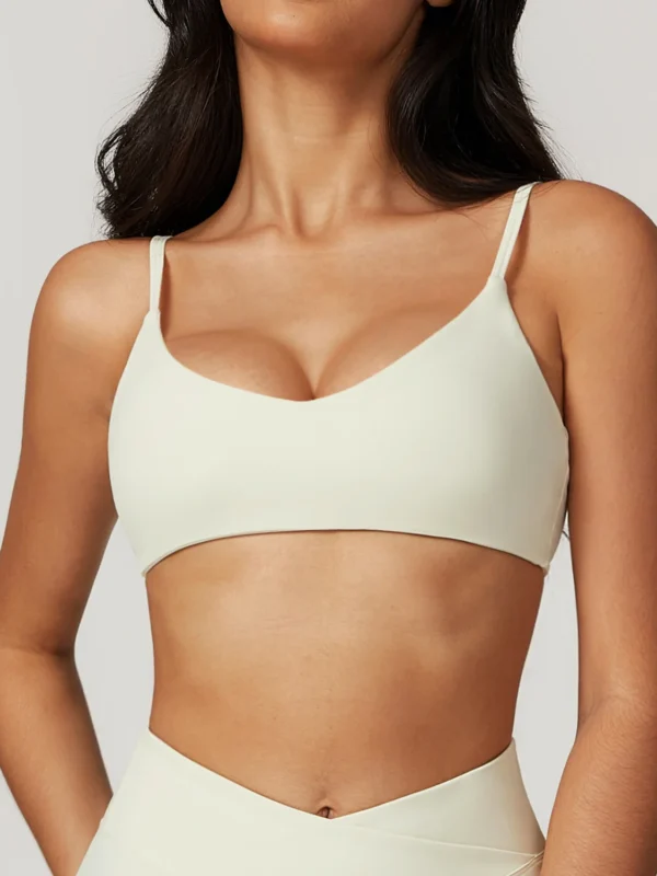 Backless Women's Yoga Bra - Shockproof & Breathable Fitness Top