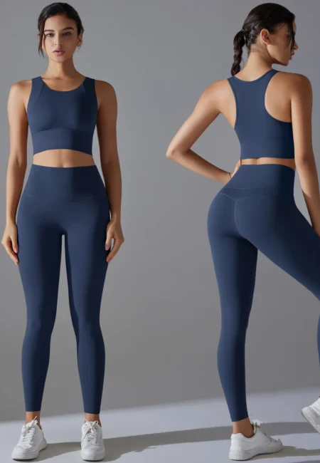 Empower Your Workout: Luxurious Women's Yoga Set with Leggings