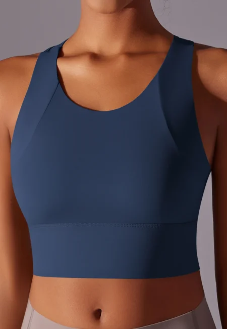 Luxurious Nylon Sports Bra for Ultimate Comfort & Style