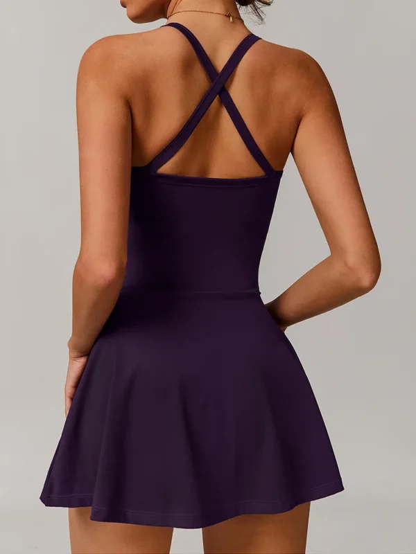 Elegant Women's Yoga Jumpsuit - Breathable Fitness Bodysuit